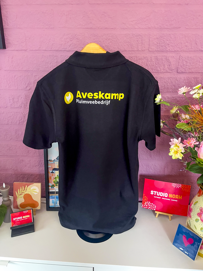 Polo met logo voor Aveskamp Beuningen